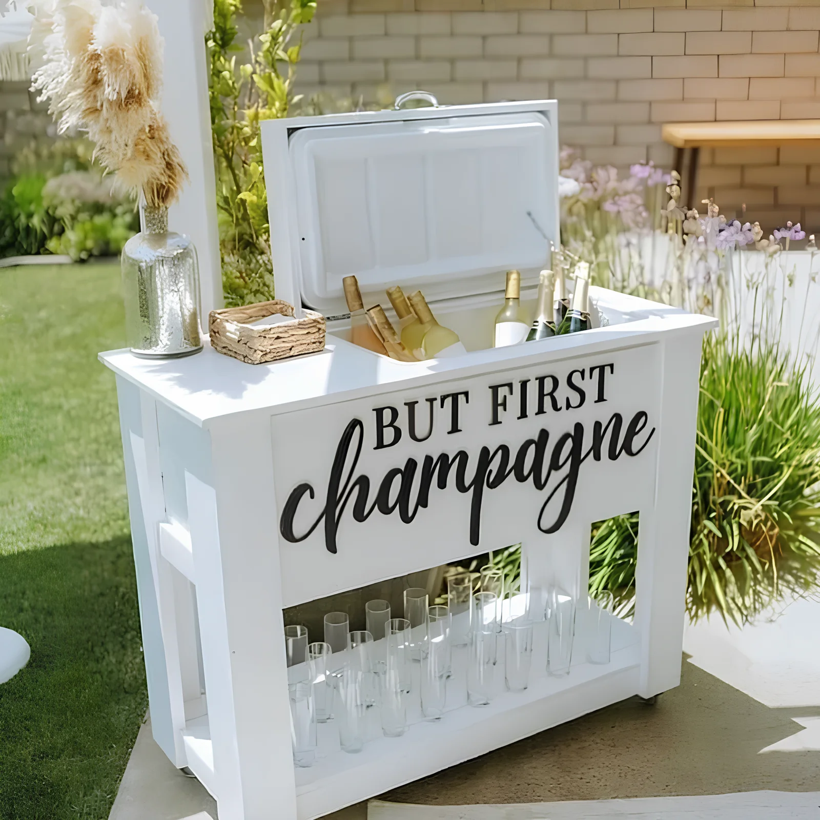 Bar champagne mobile mariage sur-mesure — BarConcept
