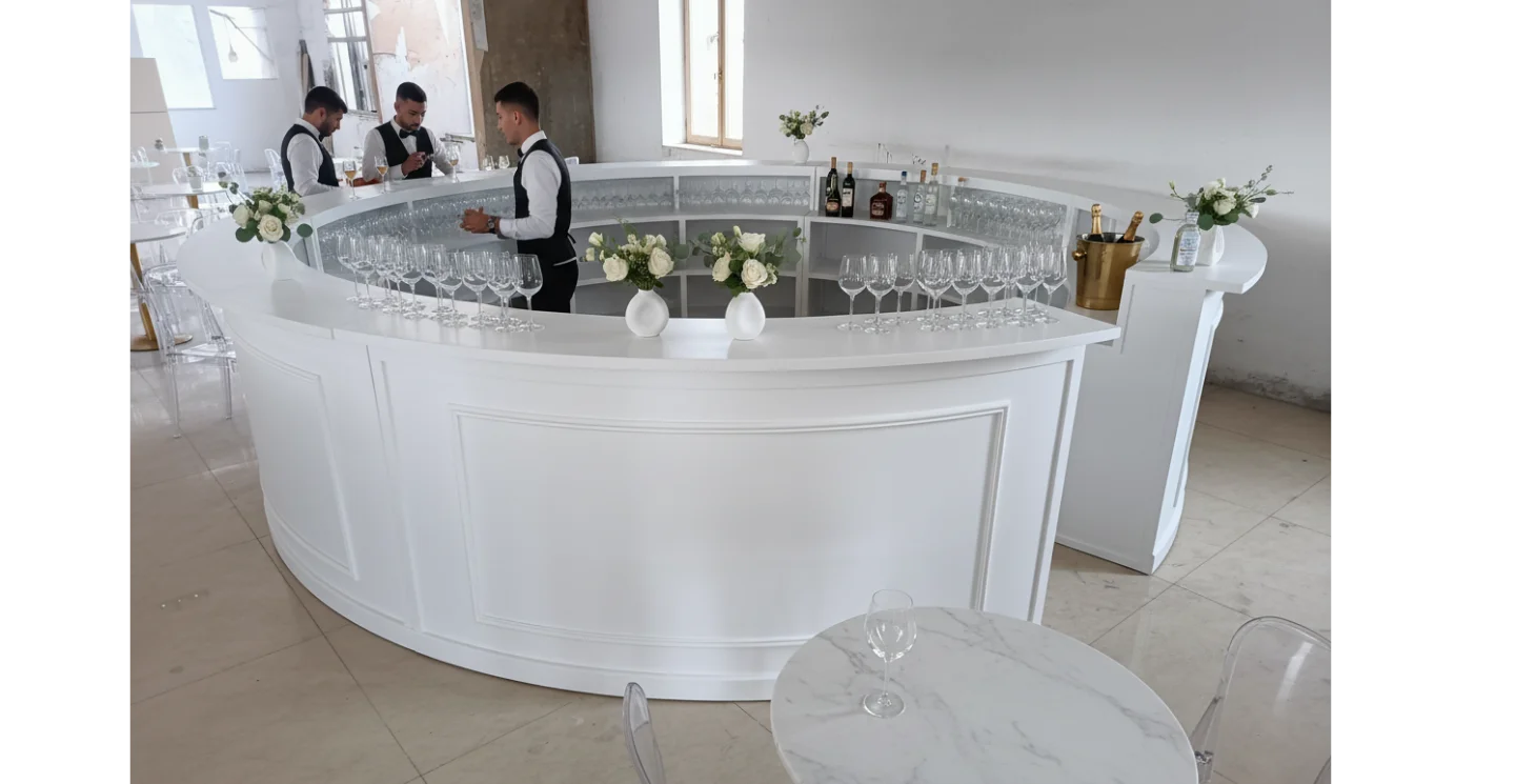 Bar mobile événementiel service et verres sur-mesure — BarConcept